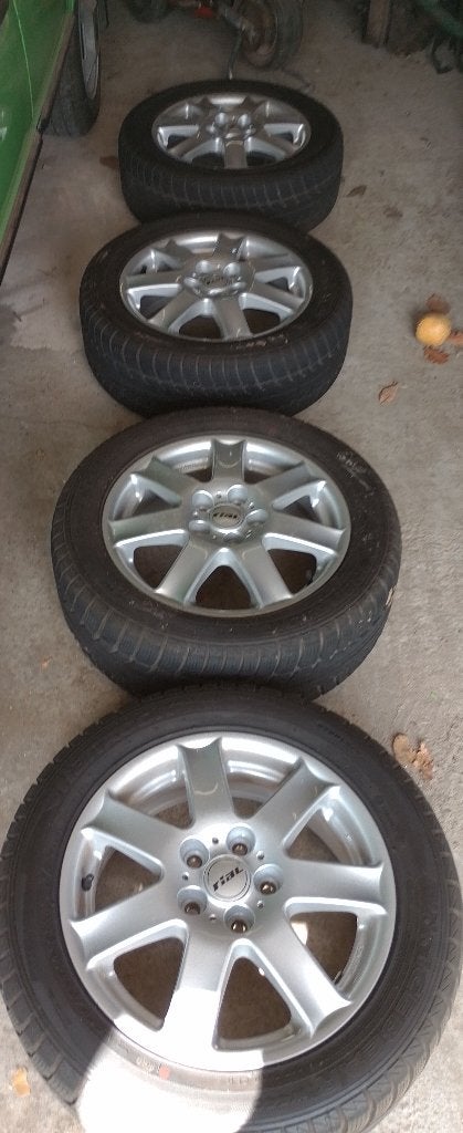 Velgen 5x110 met banden, Auto-onderdelen, Banden en Velgen, Ophalen, Gebruikt, 16 inch, Banden en Velgen