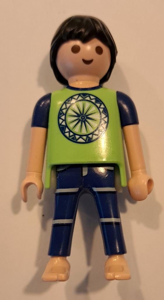 Dit Playmobil-figuurtje is een mannelijk personage, vaak geï, Enlèvement