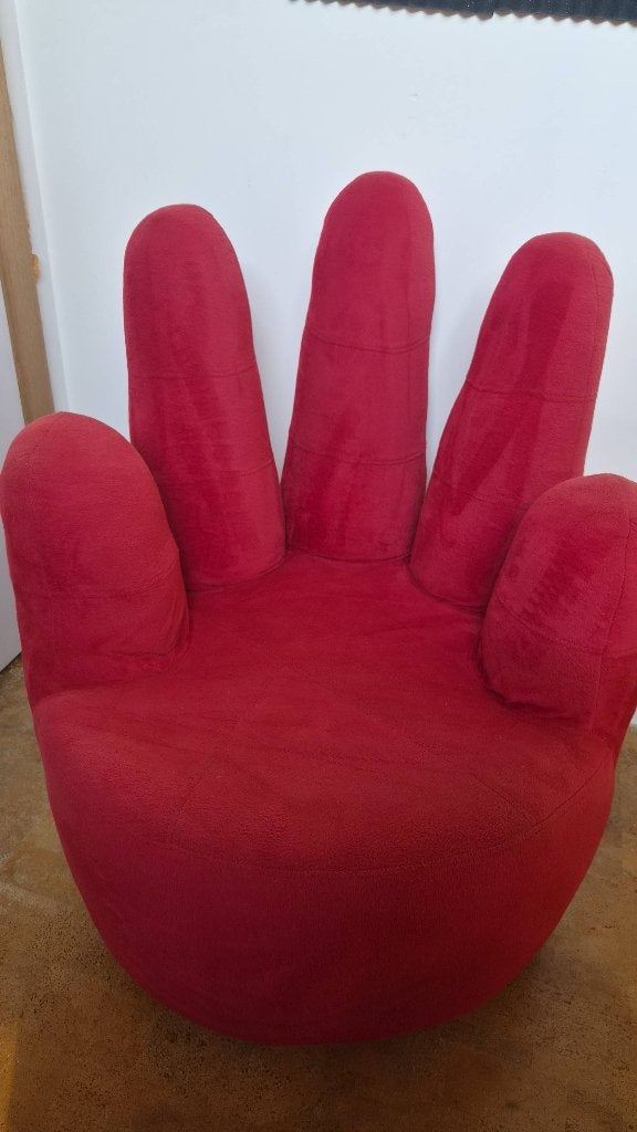 handvormige fauteuil, Ophalen, Gebruikt, Eenpersoons, Stof