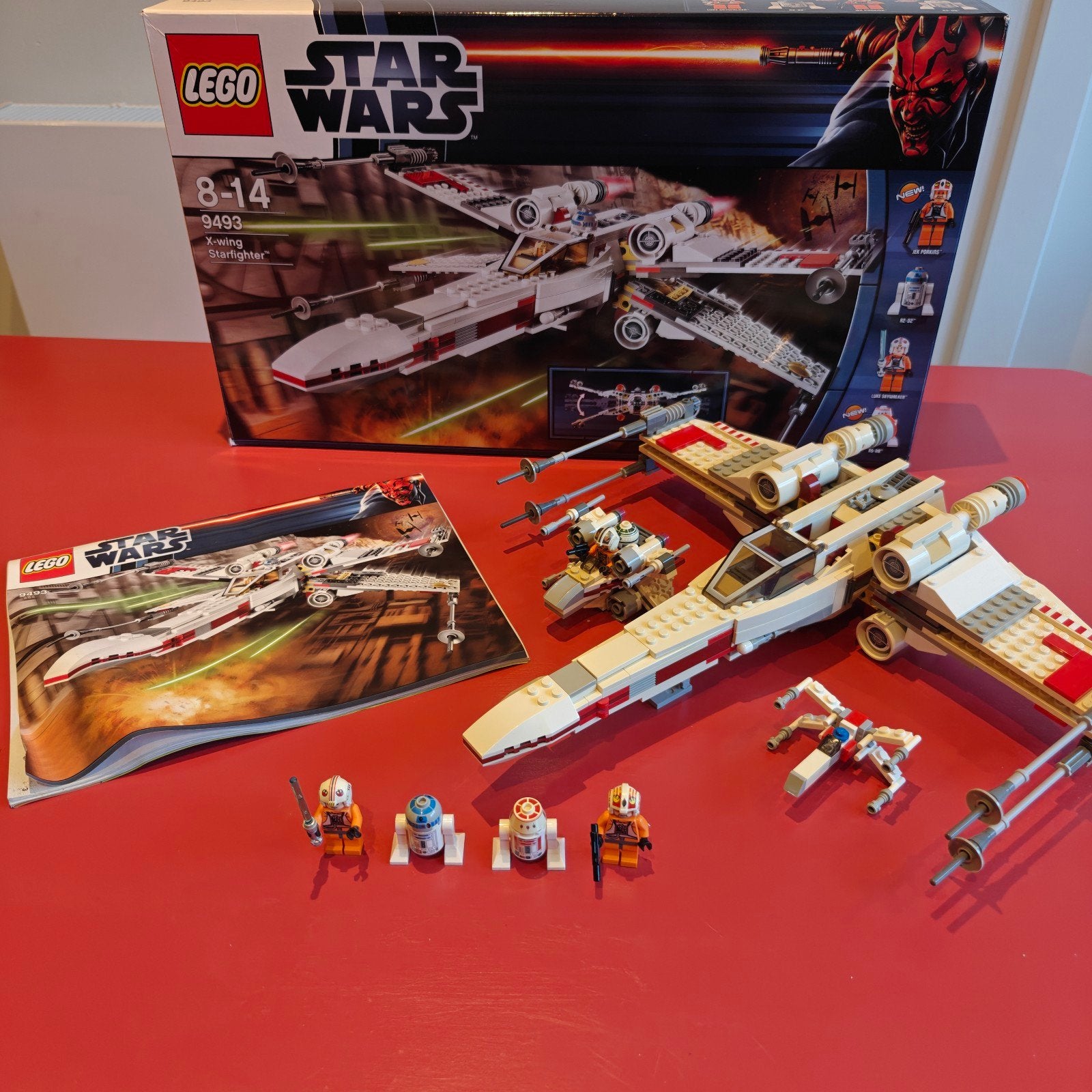 Lego Star Wars 9493 X-wing Starfighter + 75032 Microfighters, Kinderen en Baby's, Speelgoed | Duplo en Lego, Gebruikt, Lego, Complete set
