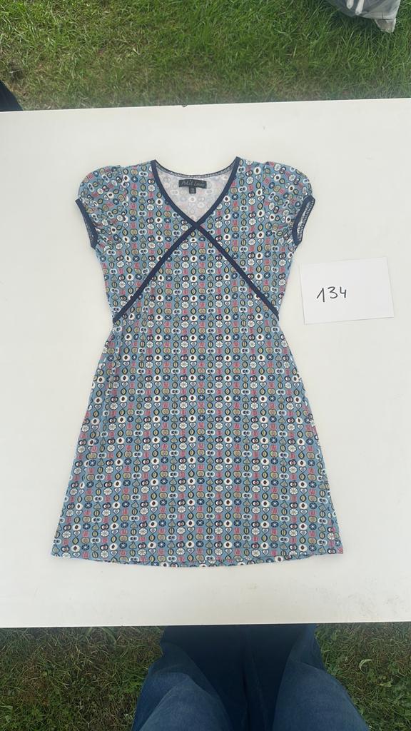Kleedje petit louis retro maat 134, Kinderen en Baby's, Ophalen, Zo goed als nieuw