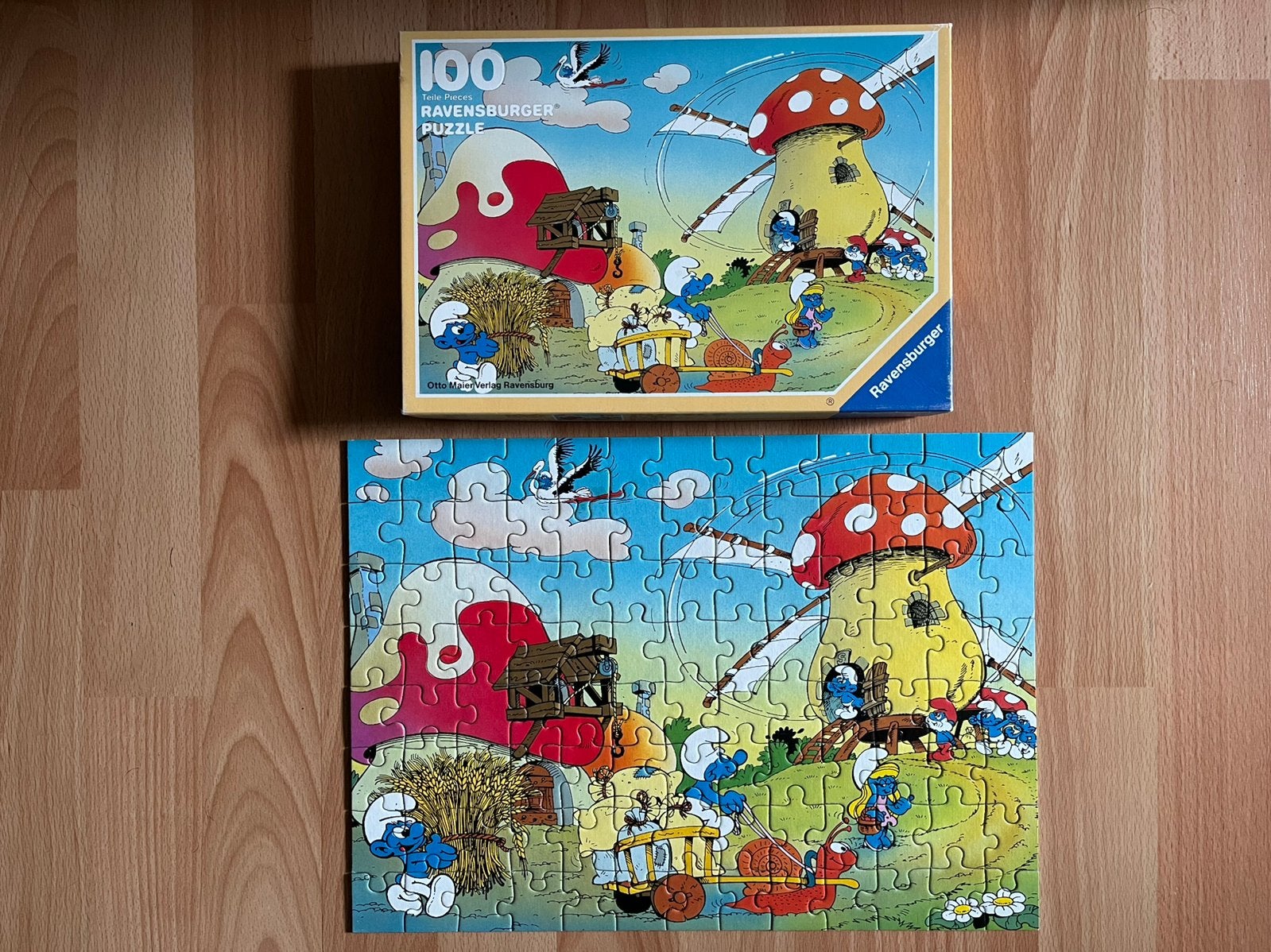 Puzzel De Smurfen, Ophalen of Verzenden, Meer dan 50 stukjes