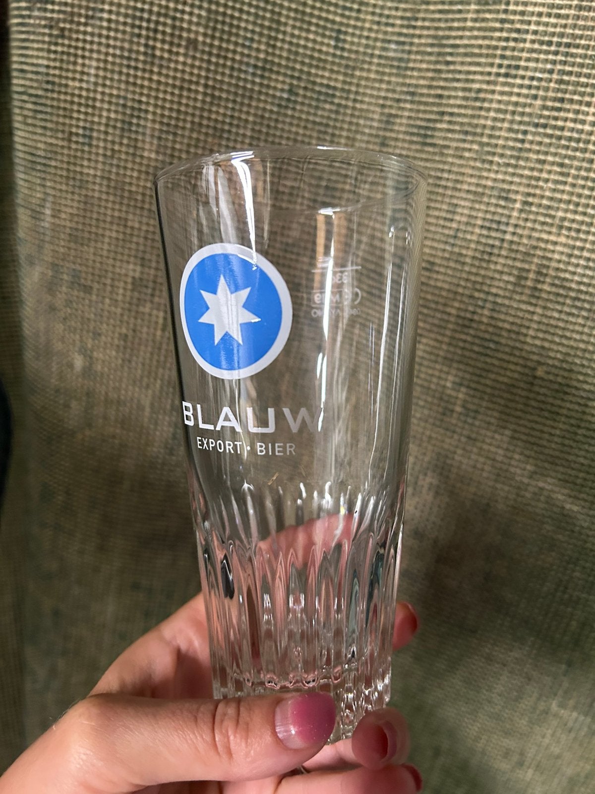 6 glazen bockor blauw, Verzamelen, Ophalen, Zo goed als nieuw