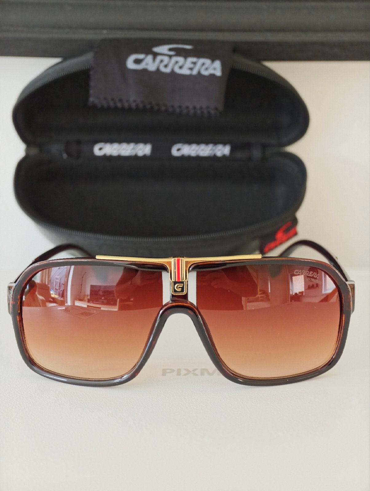 Lunettes de soleil Carrera, Bijoux, Sacs & Beauté, Neuf, Carrera, Brun, Enlèvement