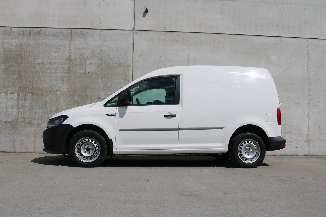 Volkswagen Caddy 1.4 TGI Comfortline CNG Lichte vracht, Auto's, Zwart, Wit, 2 zetels, https://public.car-pass.be/vhr/7f2b5087-3335-42f8-9147-70798cc7592d