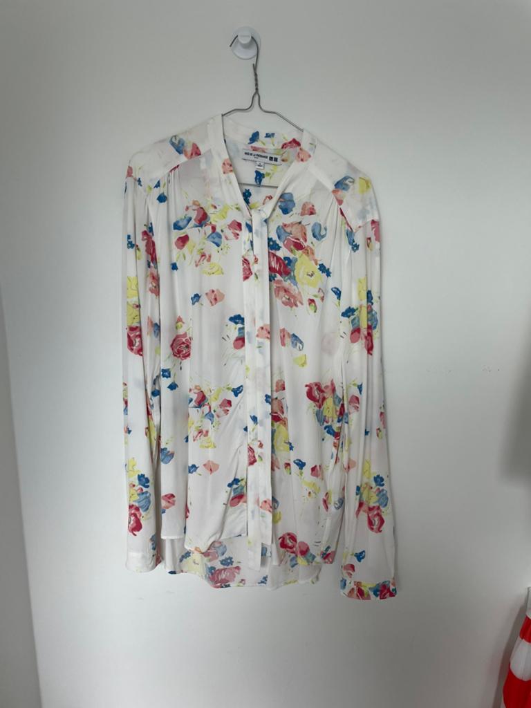 Chemise Uniqlo S, Enlèvement ou Envoi, Comme neuf, Taille 36 (S), Blanc