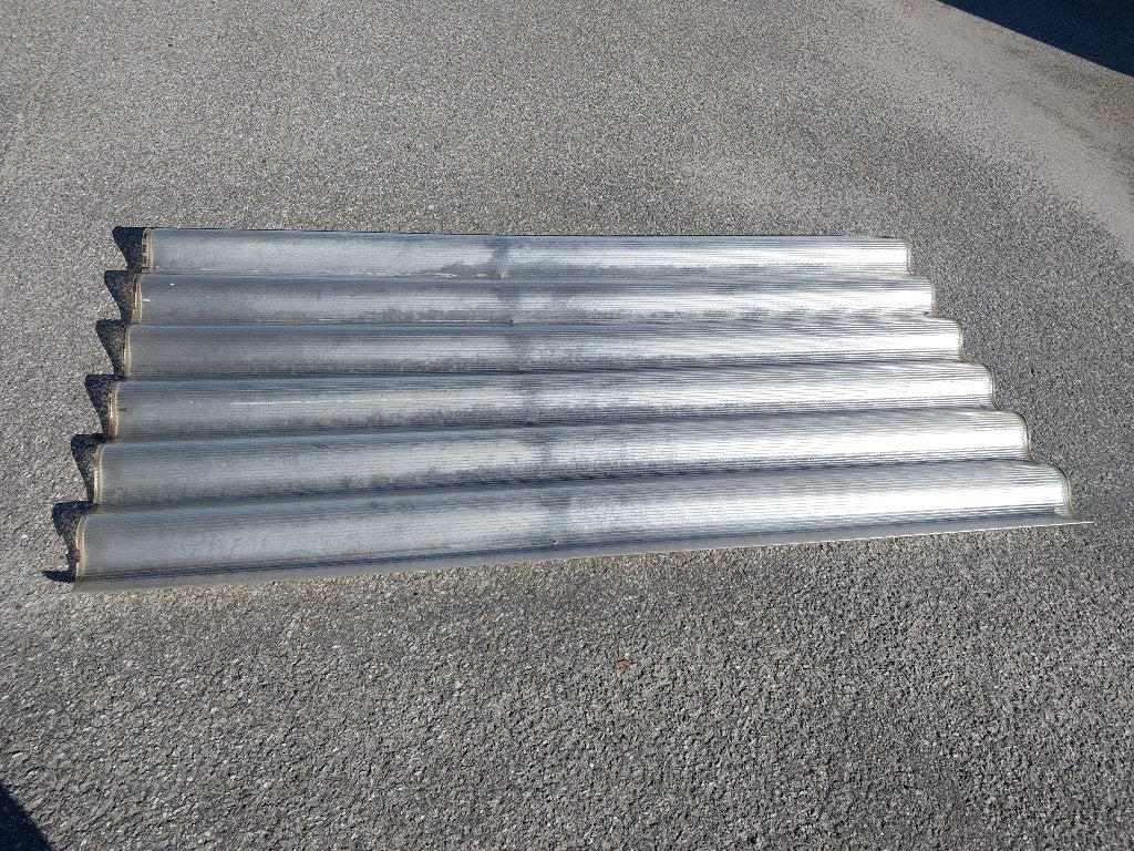 Transparante polycarbonaat golfplaat gebruikt, Doe-het-zelf en Bouw, Ophalen, Kunststof, Gebruikt, Overige kleuren