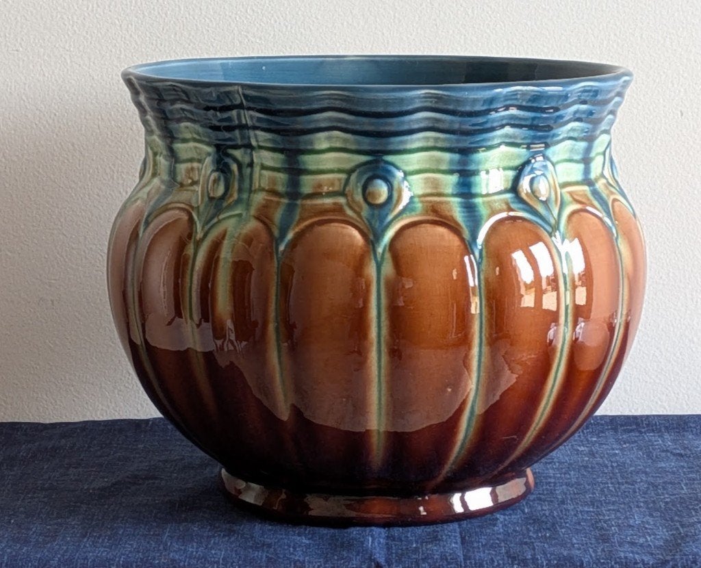 Ancien grand cache-pot, Antiquités & Art, Antiquités | Céramique & Poterie, Enlèvement