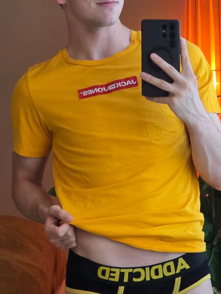 Tee-shirt, Vêtements | Hommes, T-shirts, Jaune, Jack&Jones, Comme neuf, Taille 46 (S) ou plus petite