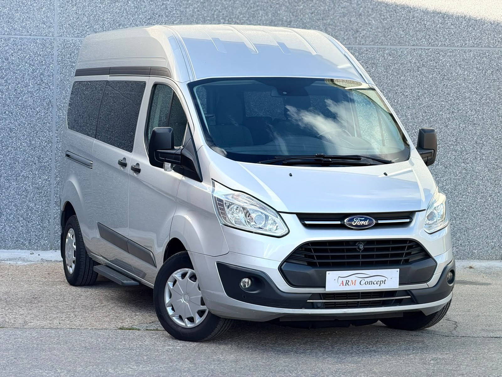 Ford Transit Custom 9 places 2.0 Diesel 2017 EURO 6b, Autos, Argent ou Gris, Achat, Euro 6, Boîte manuelle