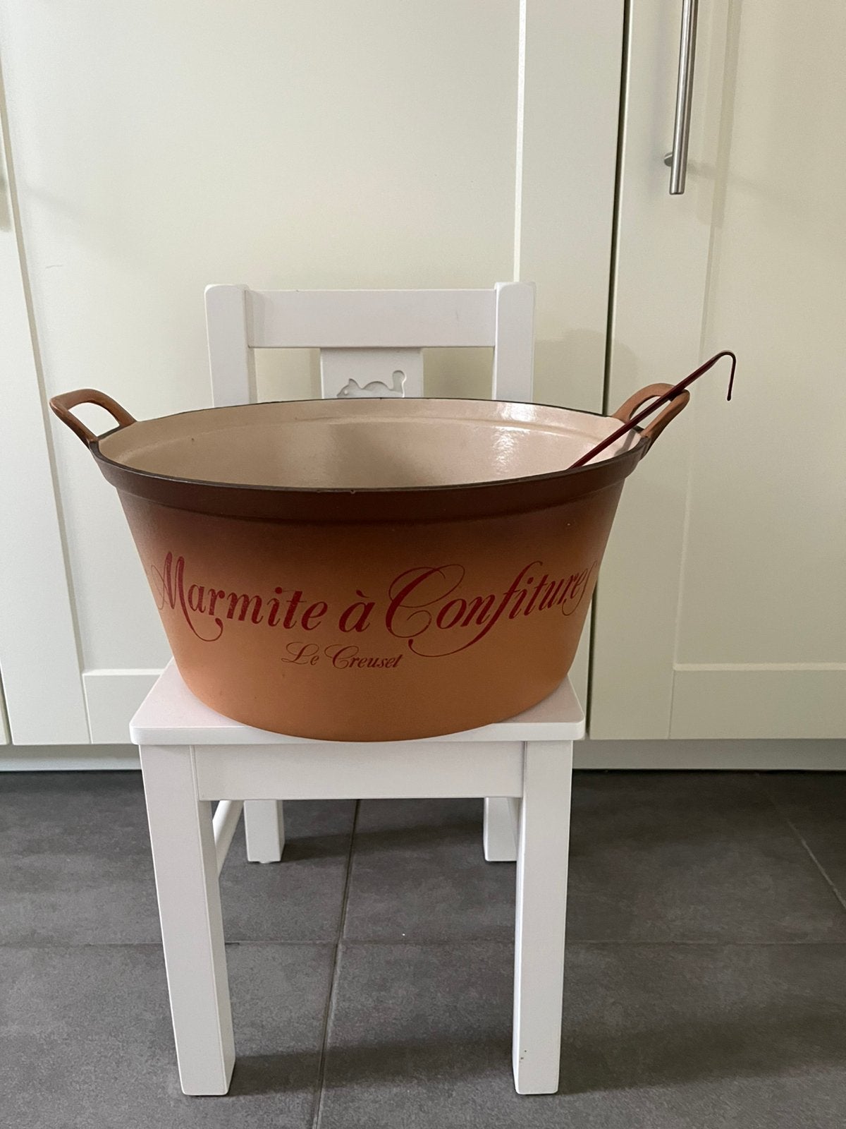 Confiturier Le Creuset, Enlèvement ou Envoi, Le Creuset, Utilisé, Casserole