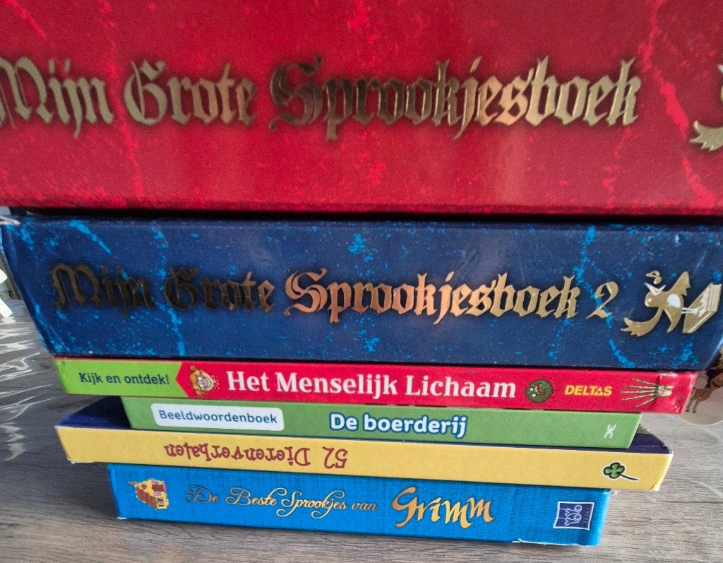 6 kinderboeken, Enlèvement, Utilisé, Livre à déplier, à toucher ou à découvrir