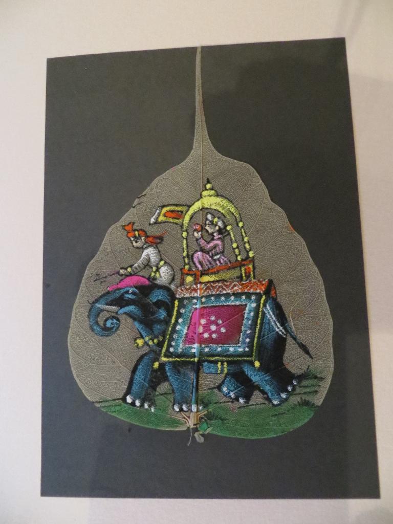 kunstwerkjes handgeschilderd op blad -  nieuw, Ophalen of Verzenden, Nieuw, Overige thema's, Overige typen