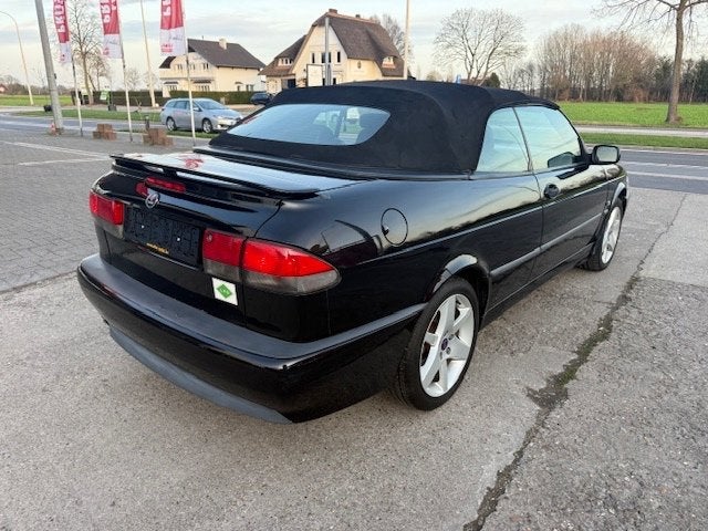 Saab 93 TURBO Cabrio AUTOMAAT LEER AIRCO NAVI LPG! Zeer Mooi, Autos, Cuir, 110 kW, Entreprise, Cabriolet