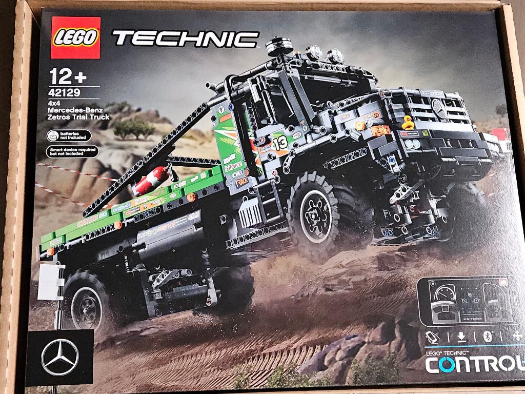 LEGO Technic 4x4 Mercedes-Benz Zetros Trial Truck (42129), Ophalen of Verzenden, Nieuw, Complete set, Lego