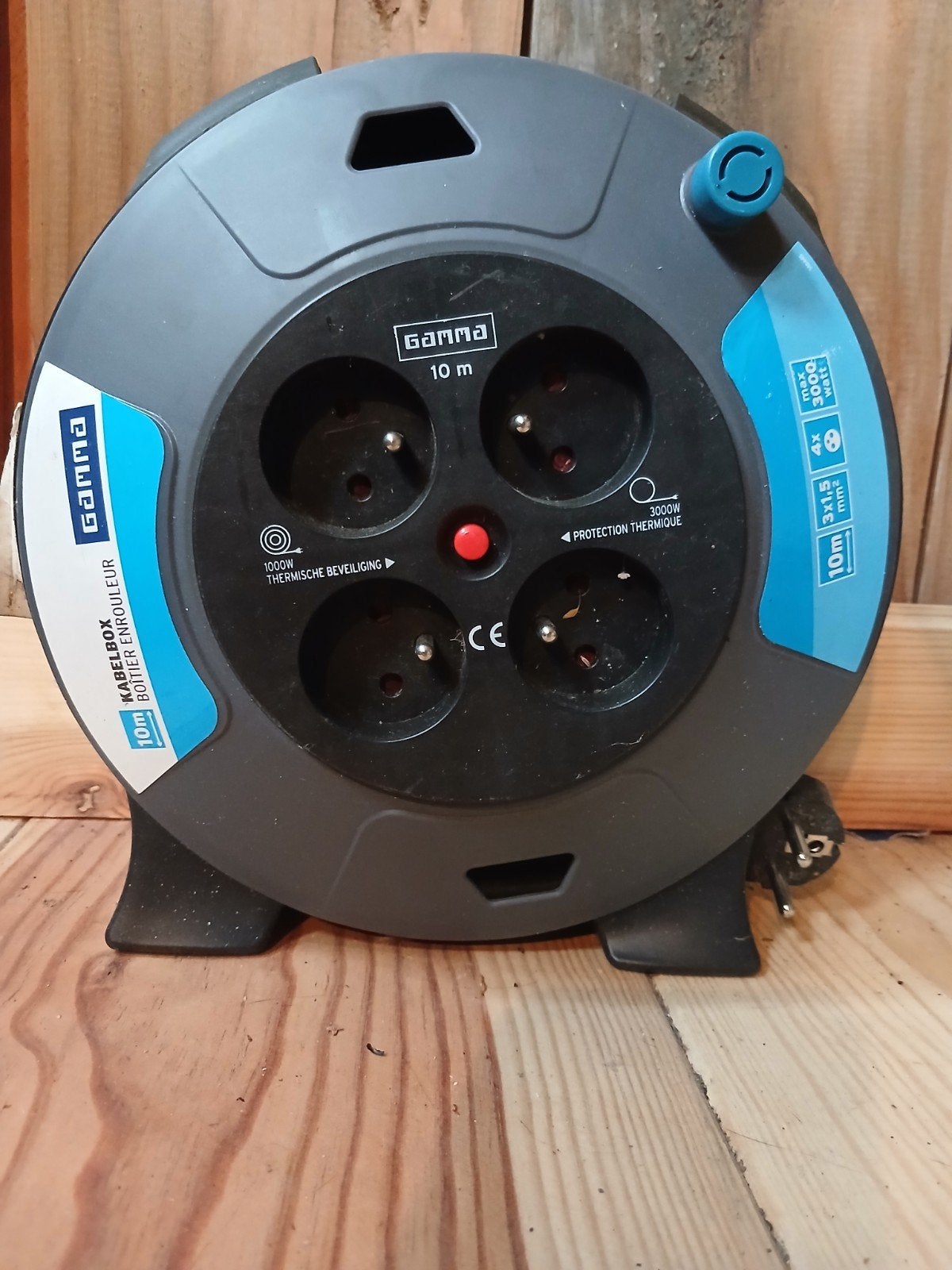 GAMMA kabelbox / verlengkabel 10 meter – 4 stopcontacten, Ophalen of Verzenden, Gamma