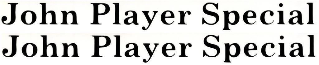 John Player Special sticker set #5, Envoi