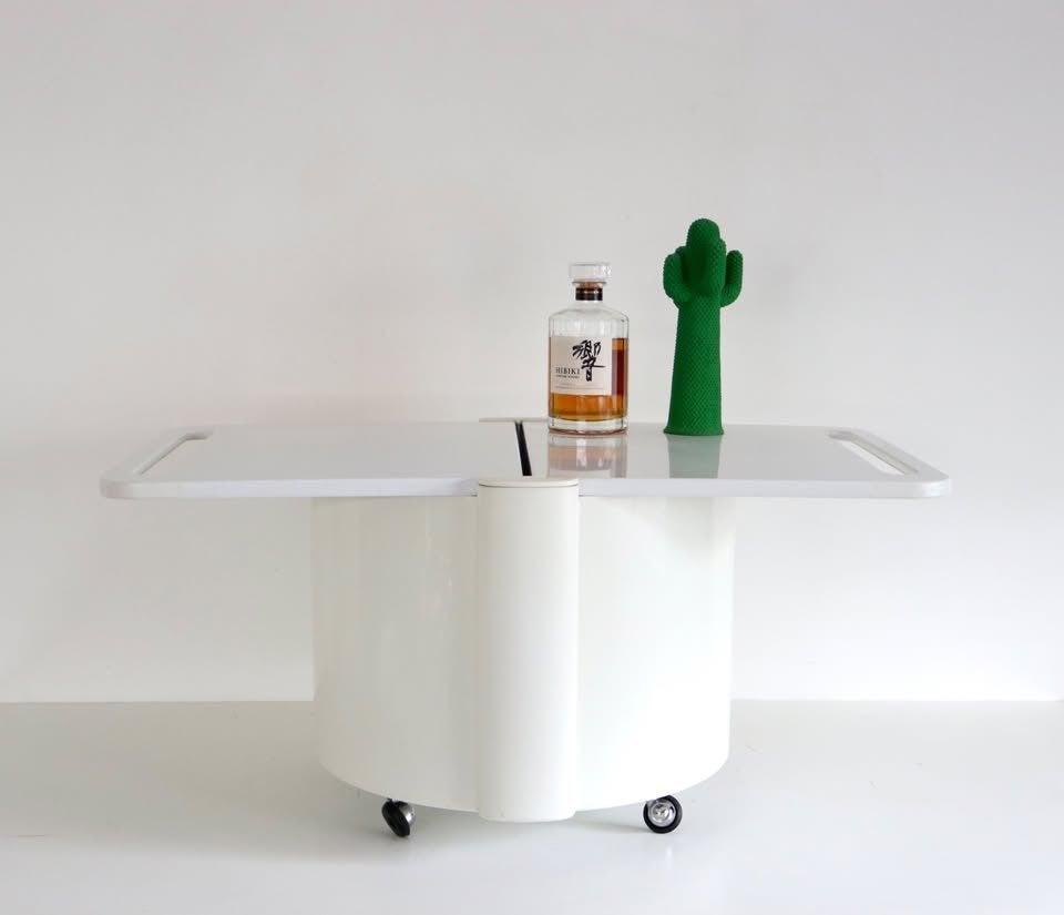 Space Age Bar / Table Livia Castelli / Fain - Vintage Italy, Enlèvement, Comme neuf