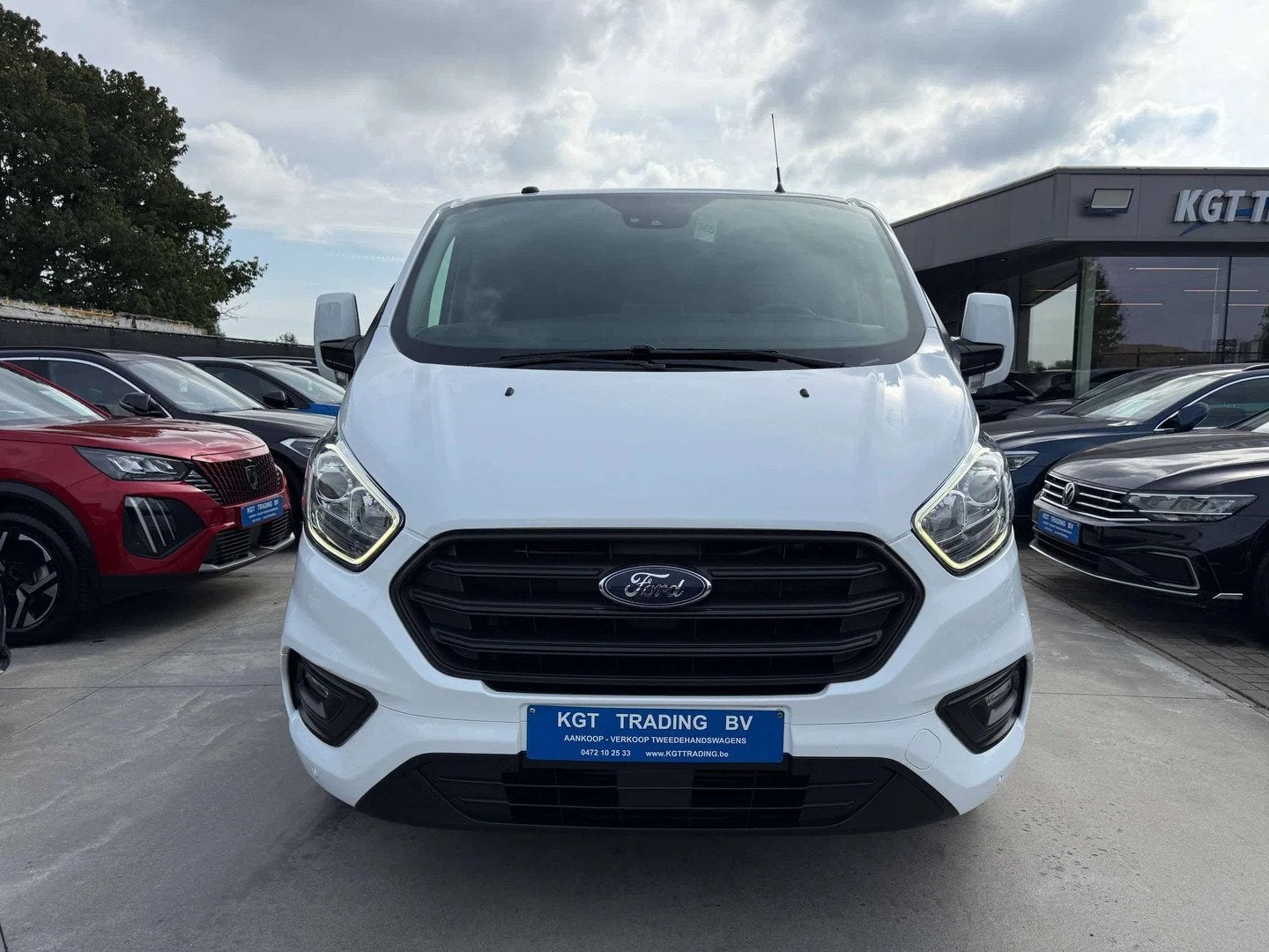 Ford Transit Custom 2.0 TDCI 130PK AUTOMAAT NAVIGATIE CARPLA, Auto's, Automaat, Stof, Gebruikt, 4 cilinders