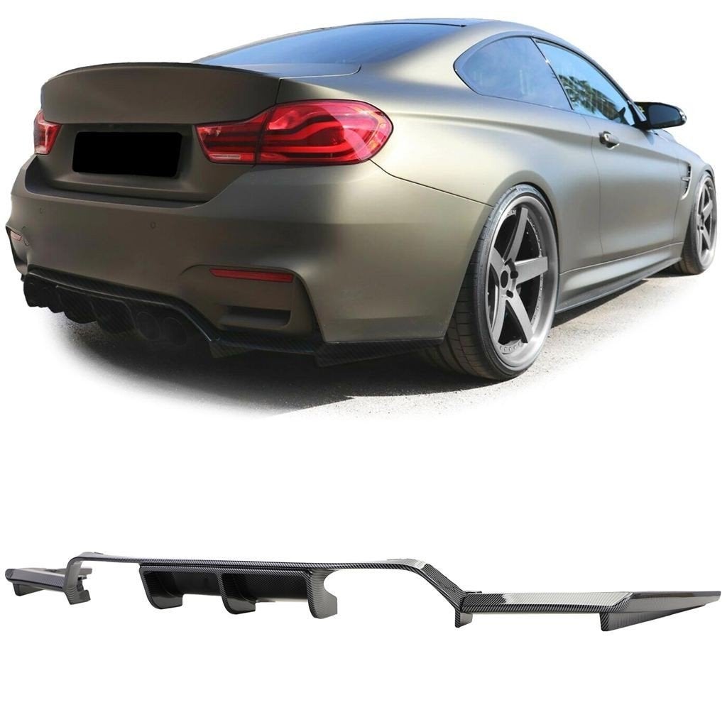 Sport Diffuser Carbon Look Geschikt Voor Bmw M3 M4 F80 F82 F, Envoi