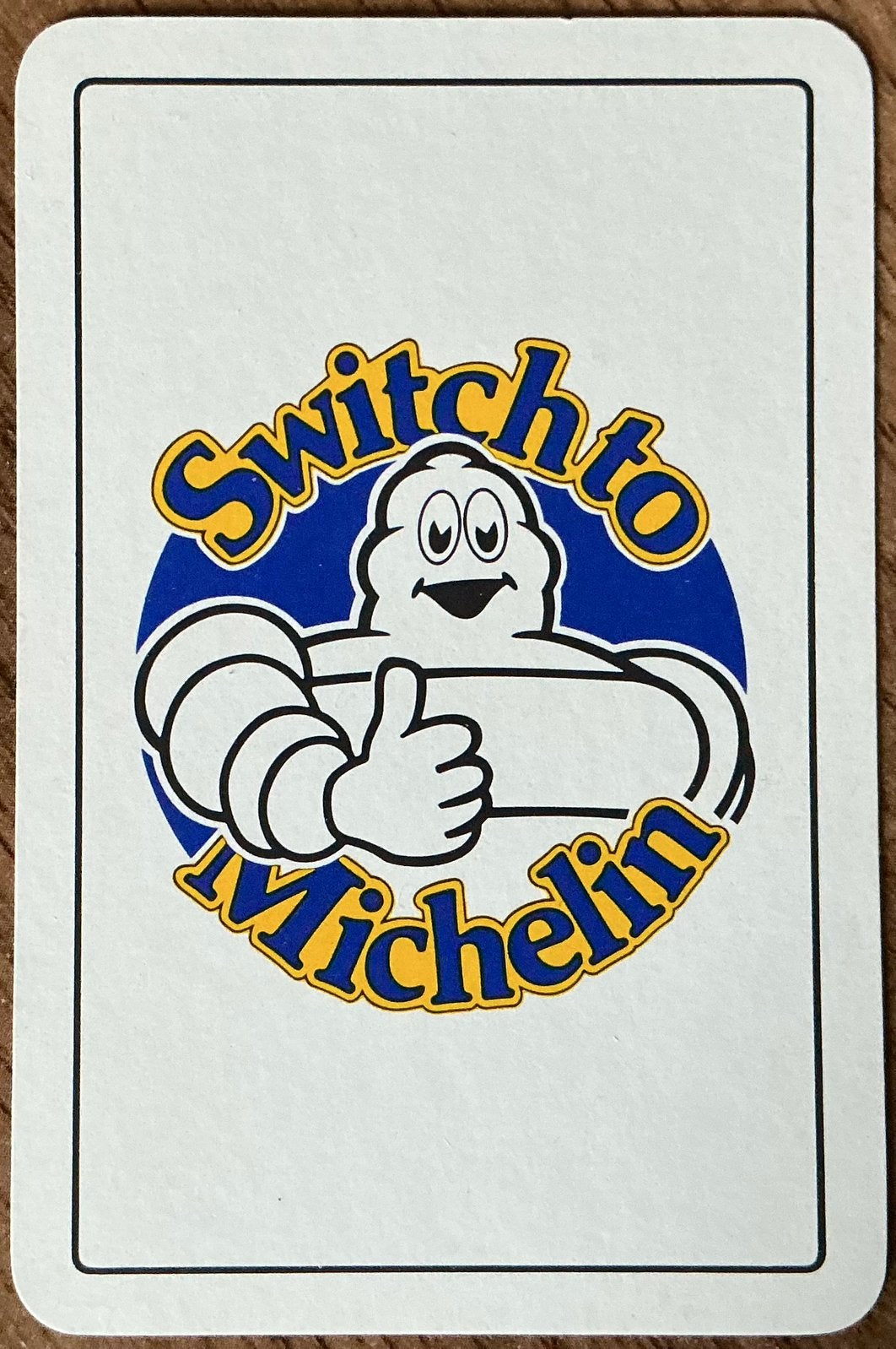 Carte à jouer MICHELIN SWITCHTO, Enlèvement ou Envoi, Comme neuf, Carte(s) à jouer
