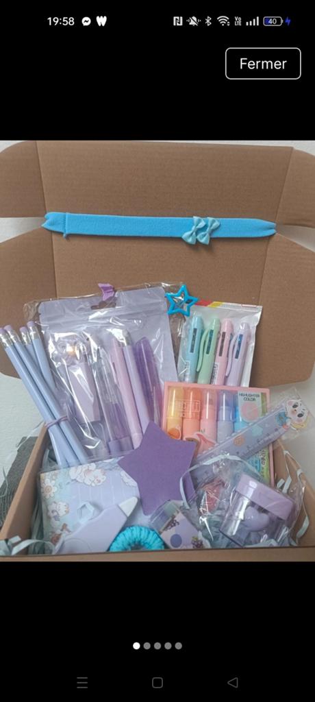 Box papeterie kawai, Enlèvement ou Envoi