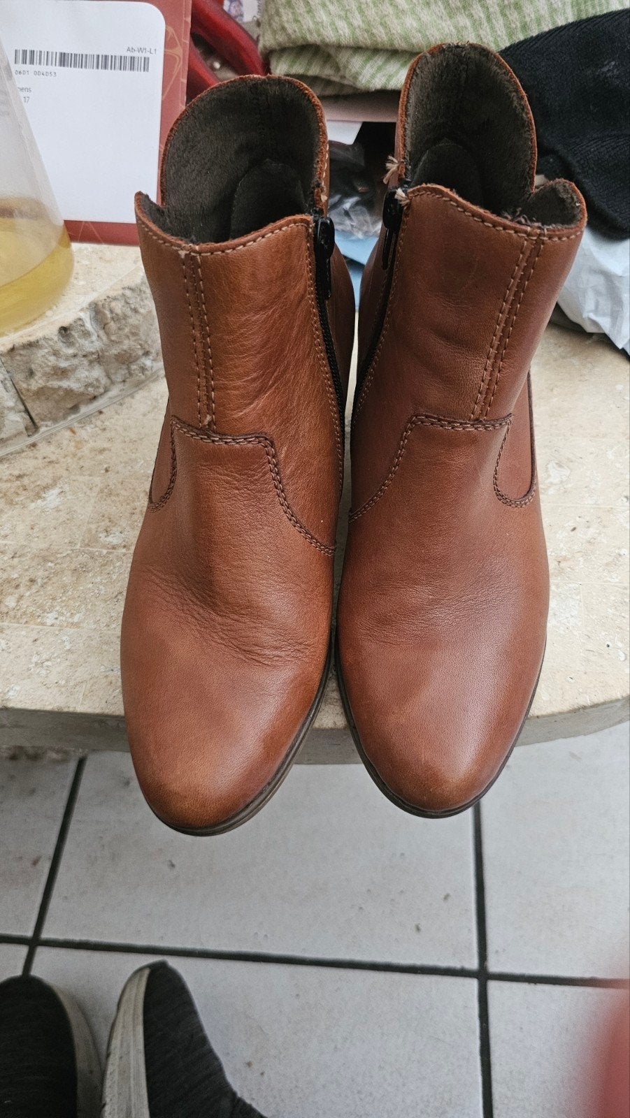 Schoenen, Kleding | Dames, Ophalen, Bruin, Lage of Enkellaarzen, Zo goed als nieuw
