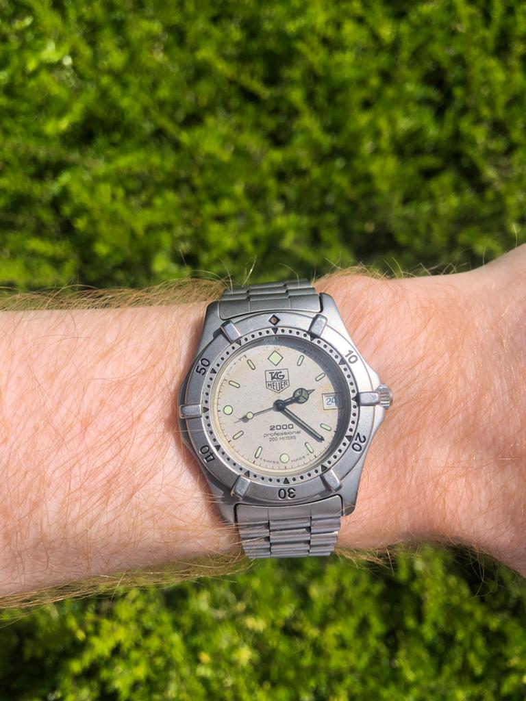 TAG Heuer Professional 2000 - 38mm, Overige merken, Staal, Met bandje, Polshorloge