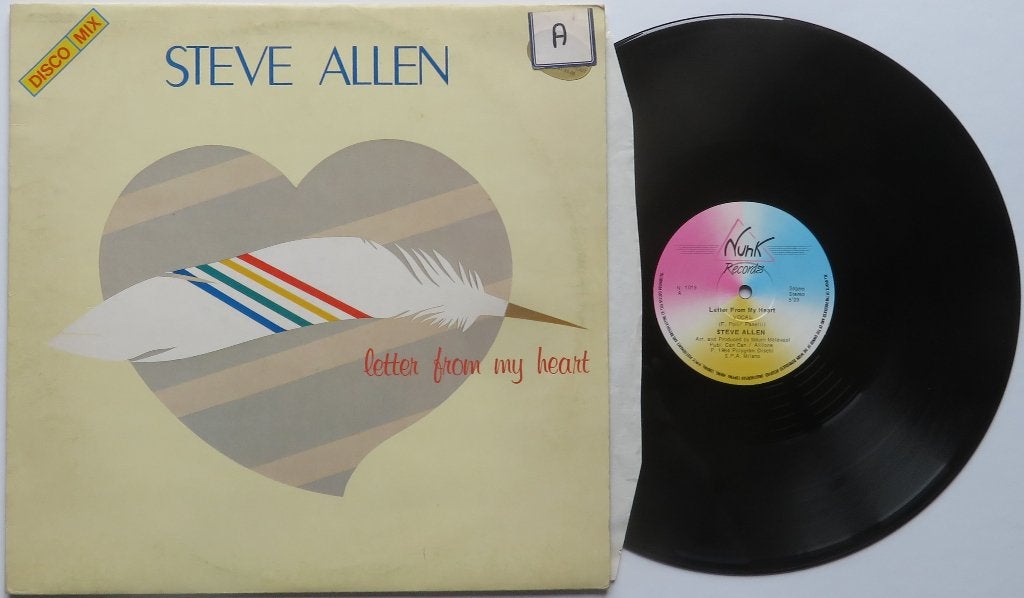 Steve Allen - Letter from my heart. Maxi, Cd's en Dvd's, Vinyl | Dance en House, Gebruikt, Disco, EP, 12 inch