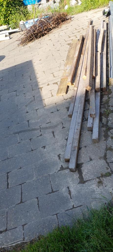 Sergé usagé, poutres, Enlèvement, Utilisé