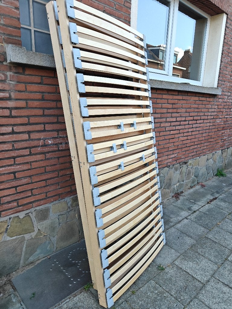 Lattenbodems te koop, Ophalen, Gebruikt, 90 cm, Eenpersoons