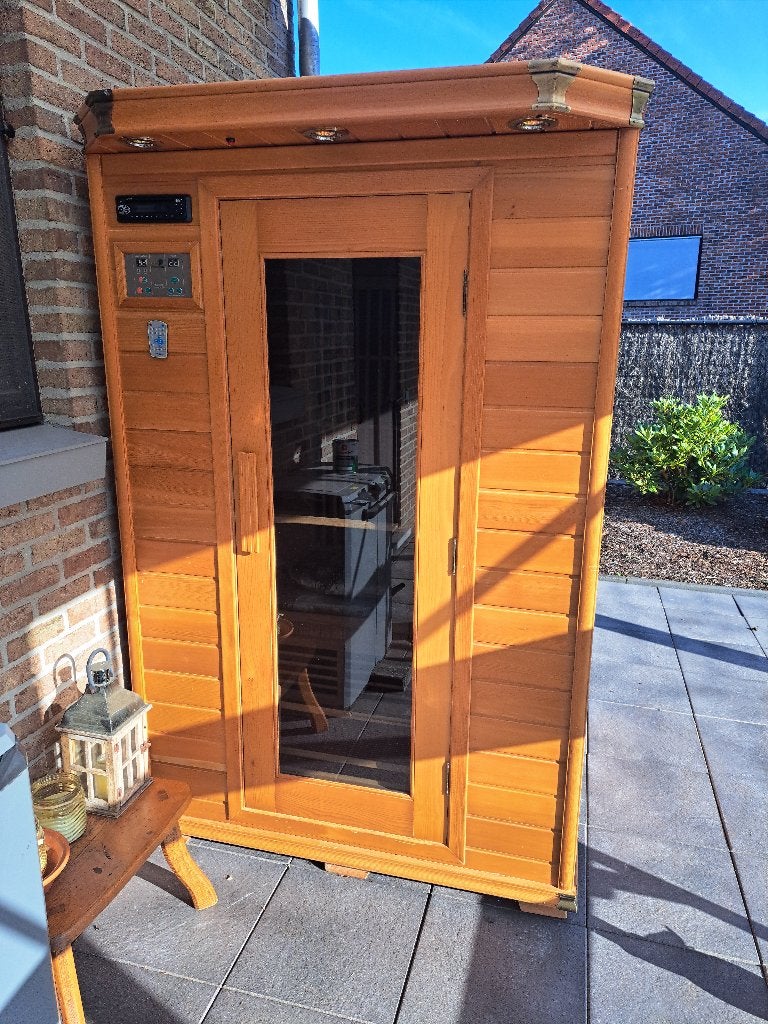 infrarood sauna cabine, Sport en Fitness, Sauna, Ophalen, Zo goed als nieuw, Infrarood, Complete sauna