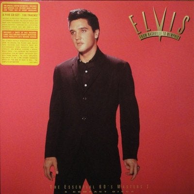 Elvis 5cdbox, The essential 60's masters, From Nashville to, Boxset, Ophalen of Verzenden, Zo goed als nieuw, Inclusief boekje