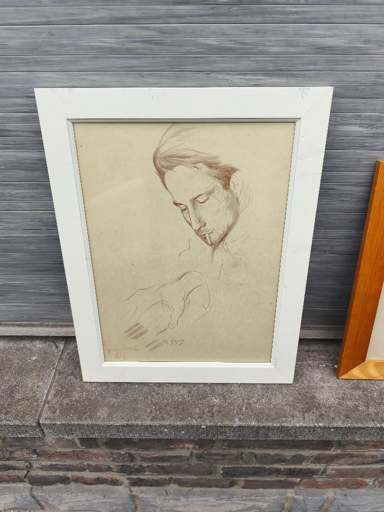 Lithographie épreuve d artiste signe ben genaux, Antiquités & Art, Enlèvement ou Envoi