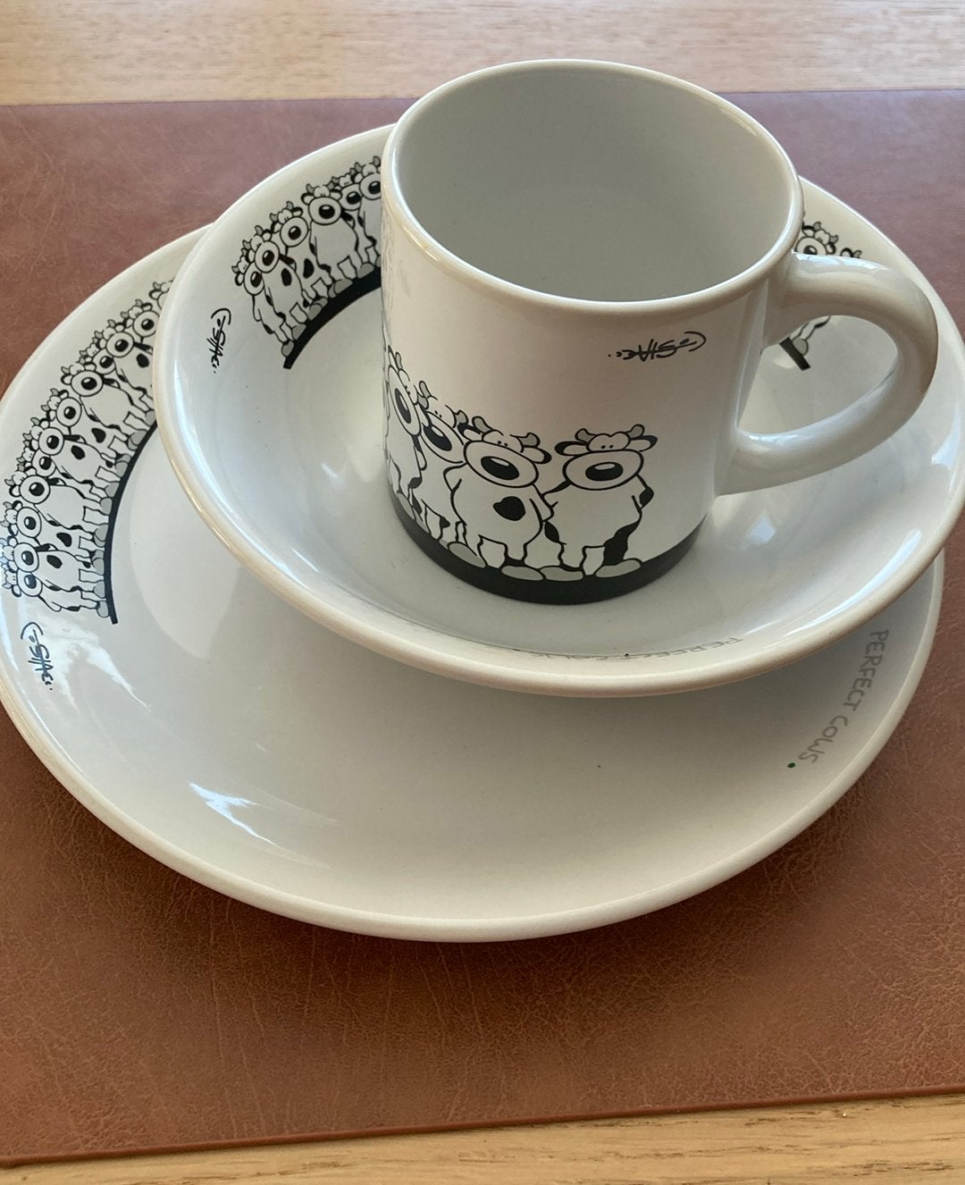 Set de petit-déjeuner Perfect Cows 3 pièces, Maison & Meubles, Enlèvement ou Envoi, Neuf