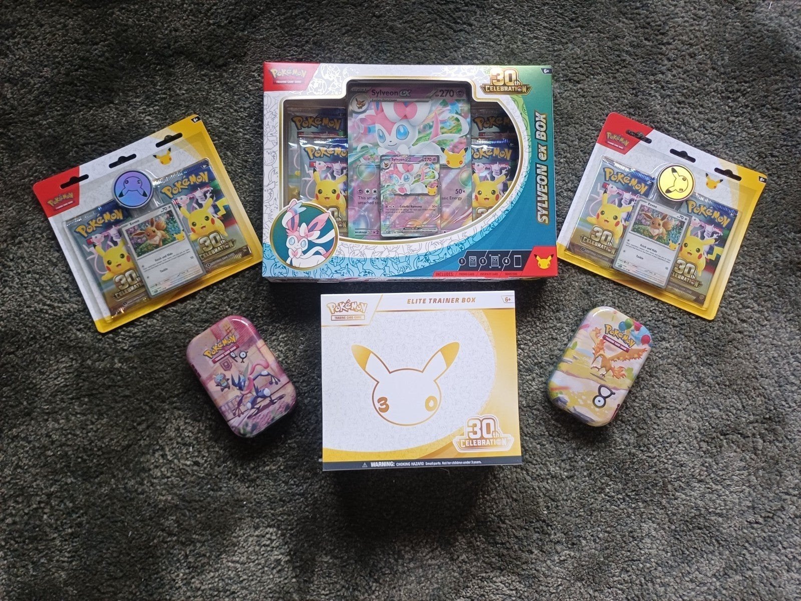 Pokémon 30th Celebration – Bundel (zonder etb), Ophalen, Nieuw, Boosterbox, Foil