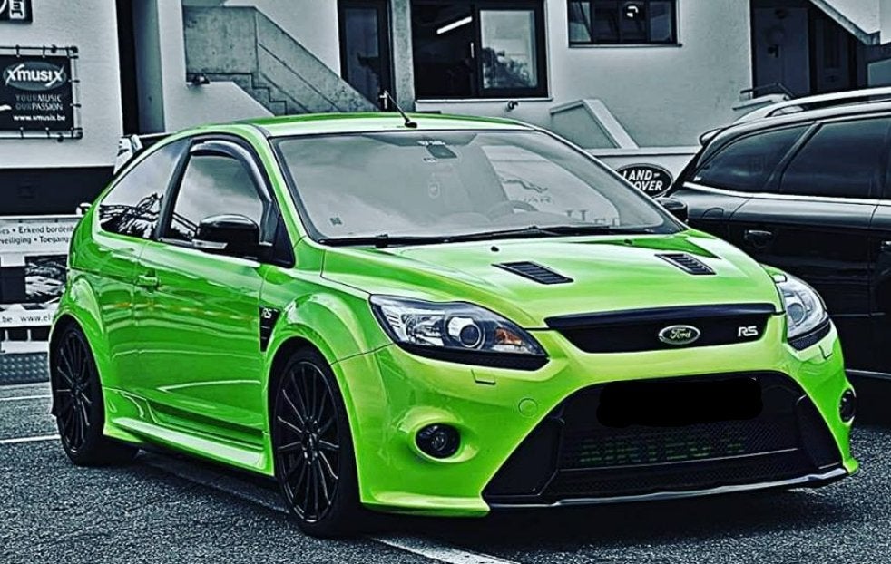 Ford Focus RS Mk2 – 59.770 km, 4 zetels, Zwart, Alcantara, Handgeschakeld