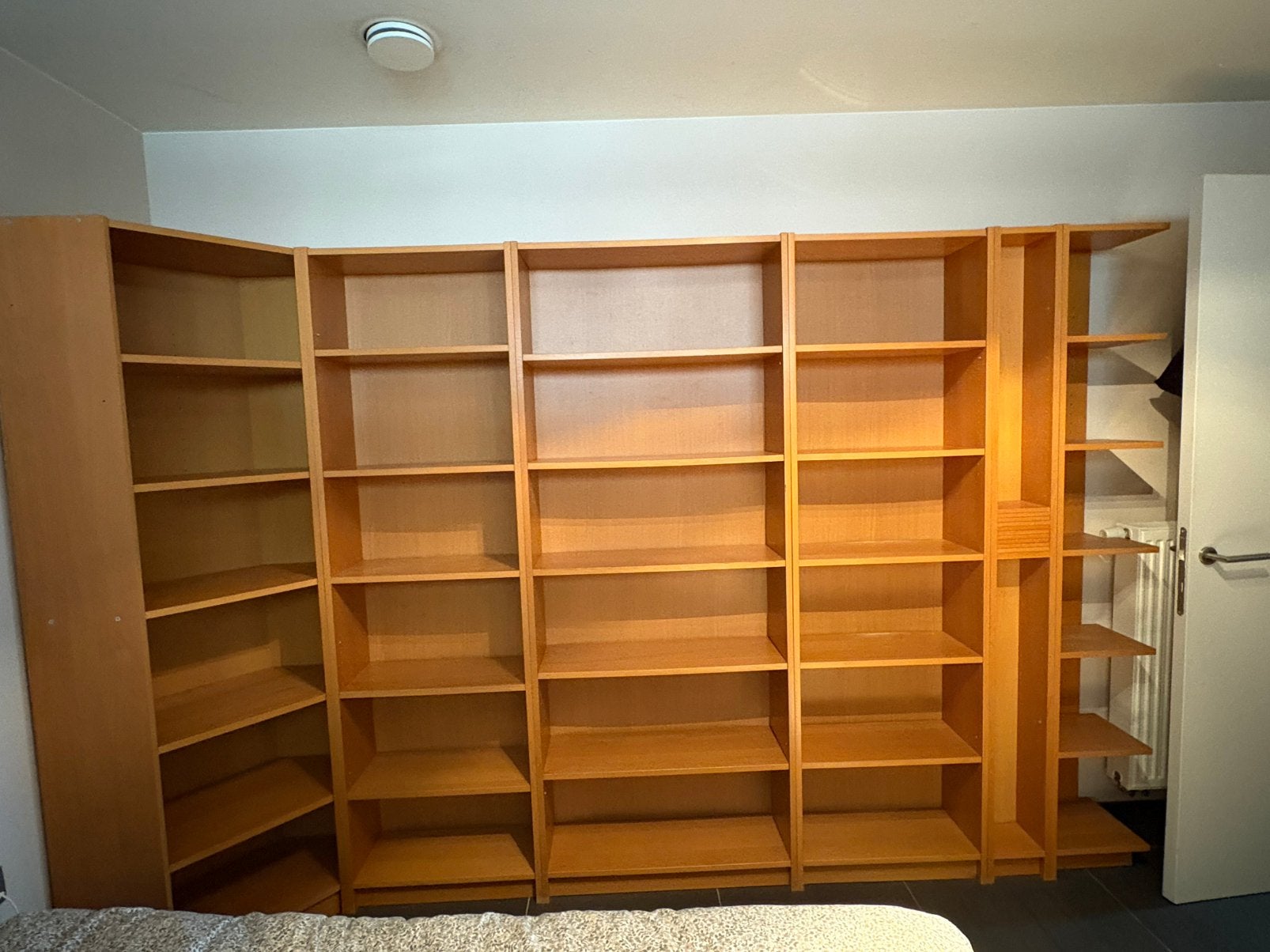 Wand/opbergkast, Huis en Inrichting, Ophalen, Met plank(en), Gebruikt, 200 cm of meer