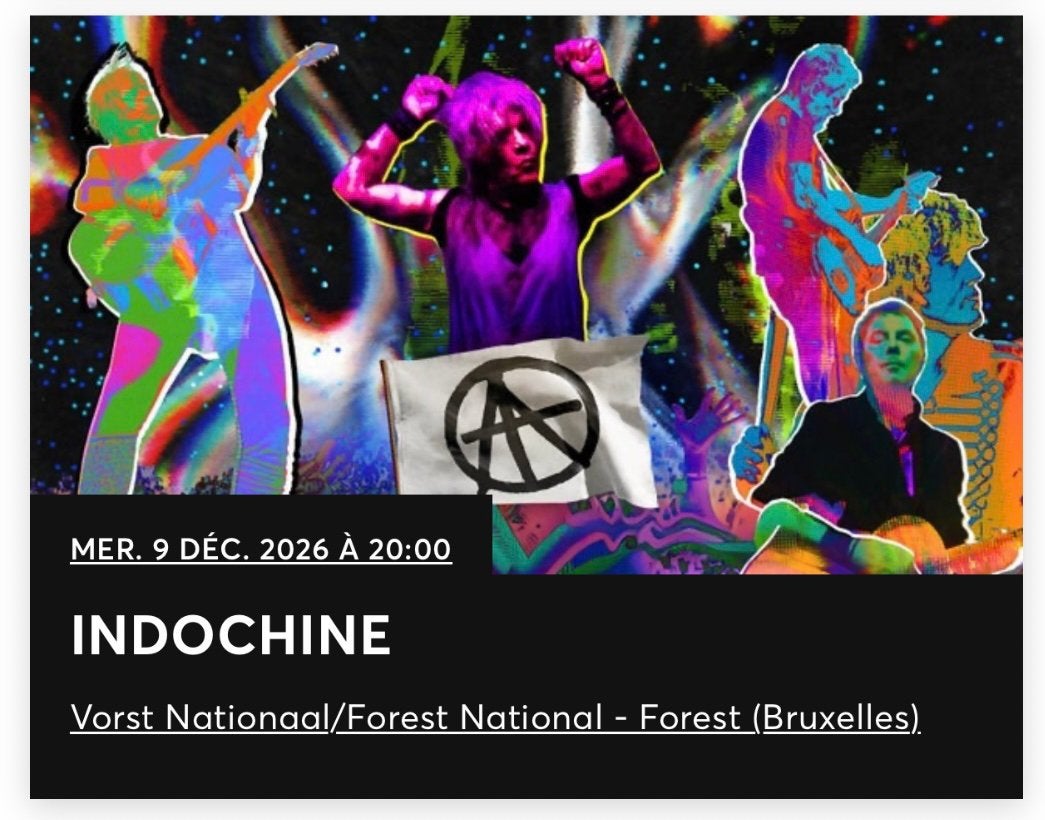 Indochine Forest National en Fosse le 09/12/26, Enlèvement