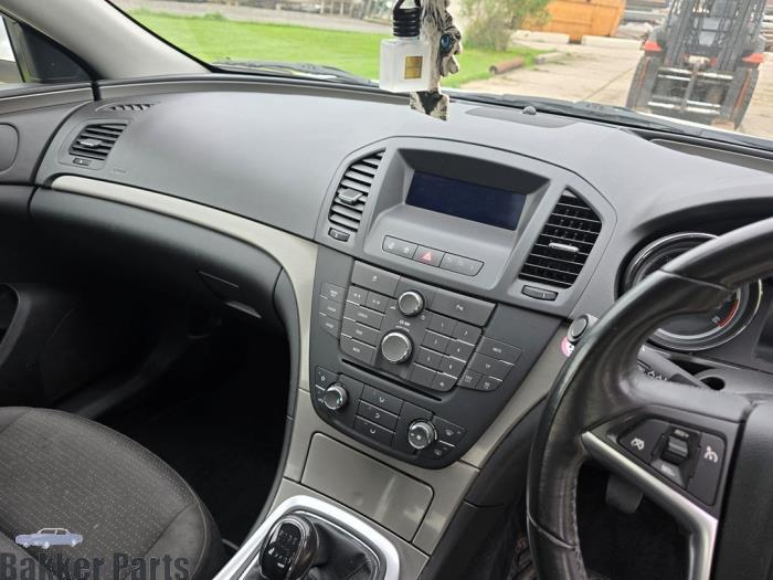 Radiobedienings paneel van een Opel Insignia, Gebruikt, -, -, Opel