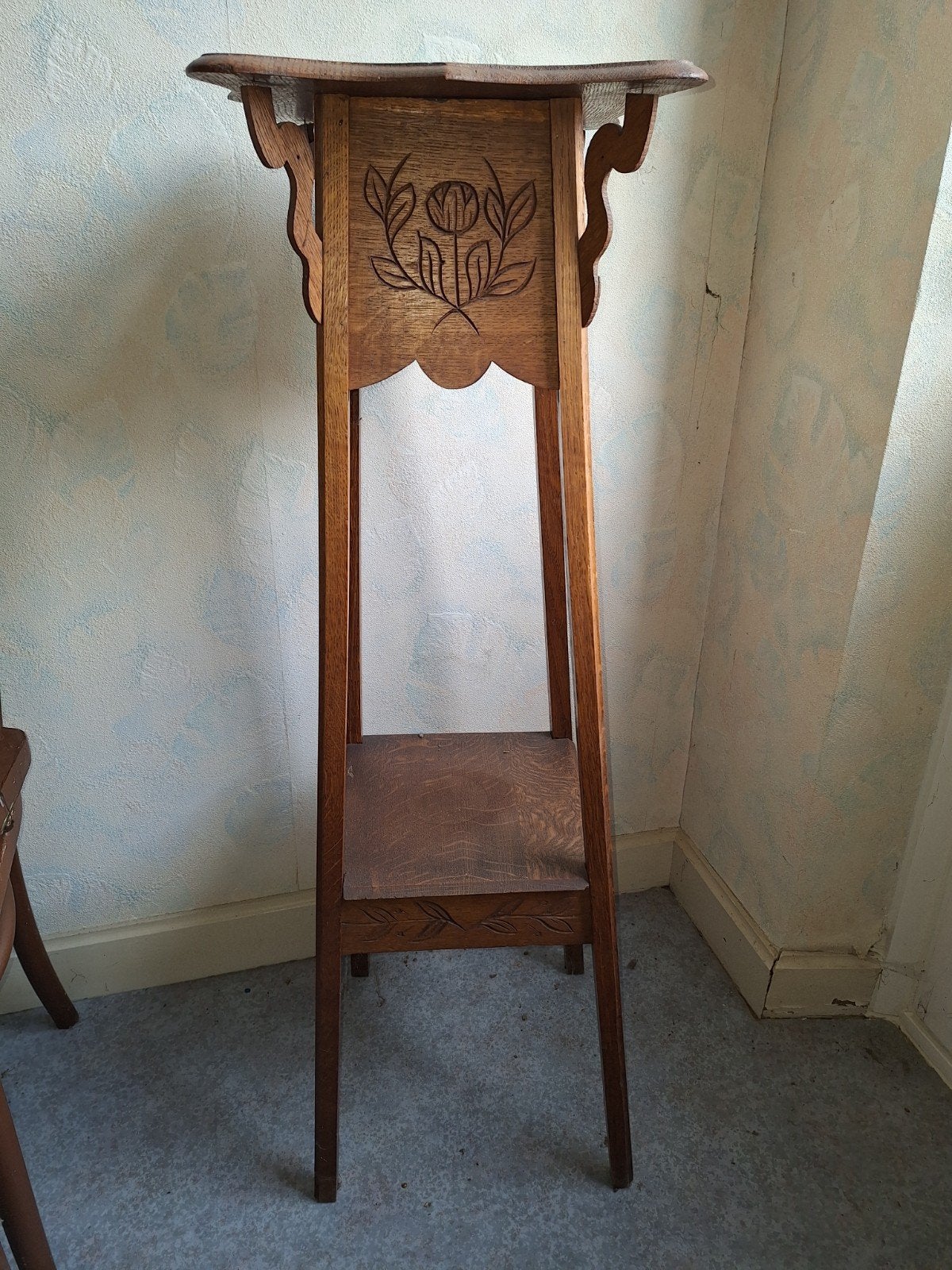 Sellette en bois Art Nouveau, Maison & Meubles, Enlèvement, Utilisé