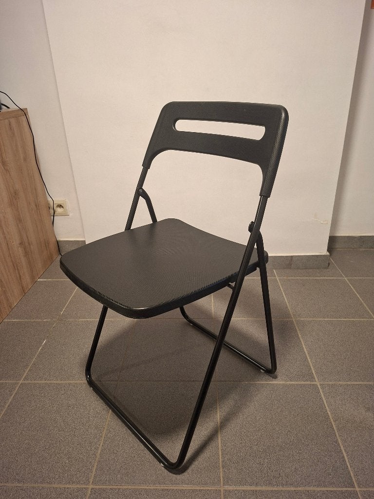 Chaise IKEA Nisse, Maison & Meubles, Chaises, Comme neuf, Deux, Enlèvement, Métal