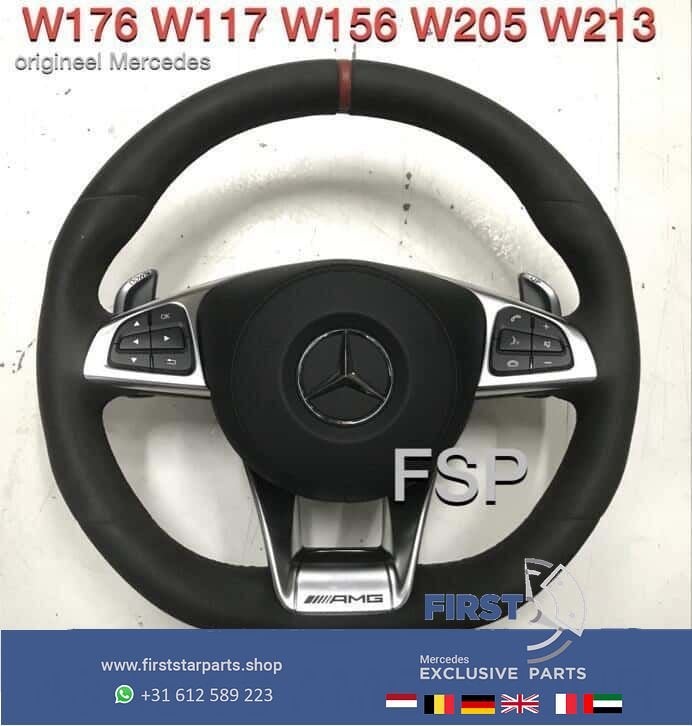 AMG Performance stuur Origineel Mercedes A C CLA E 43 45 63, Gebruikt, -, Ophalen of Verzenden, -