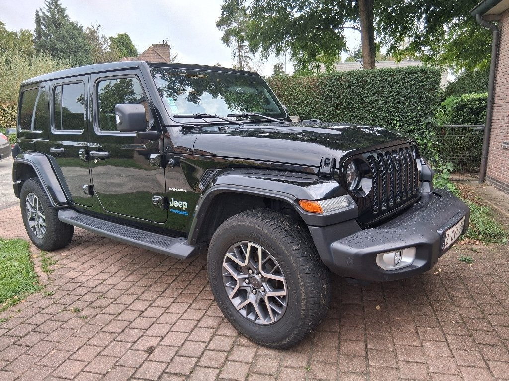 Jeep wrangler Sahara lichte vracht garantie tot 12/27, Autos, Cuir, Achat, Euro 6, Noir