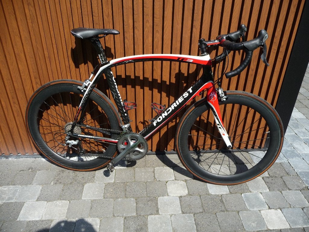 Racefiets, Fietsen en Brommers, Fietsen | Racefietsen, Gebruikt, Heren, Overige merken, 15 tot 20 versnellingen, Velgrem, 57 tot 61 cm