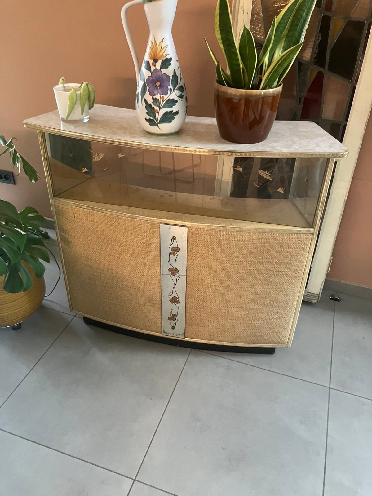 Vintage toogje barmeubel, Ophalen