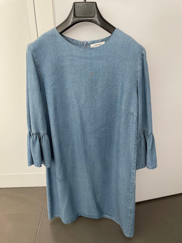 Jeanskleedje maat XS van ZARA, in perfecte staat!, Blauw, Zara, Ophalen of Verzenden, Zo goed als nieuw