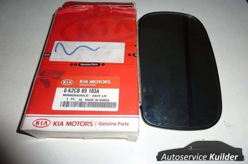 Spiegelglas links kia carens 1999/2002 0k2cb69183a orgineel, Auto-onderdelen, Kia, -, -, Nieuw