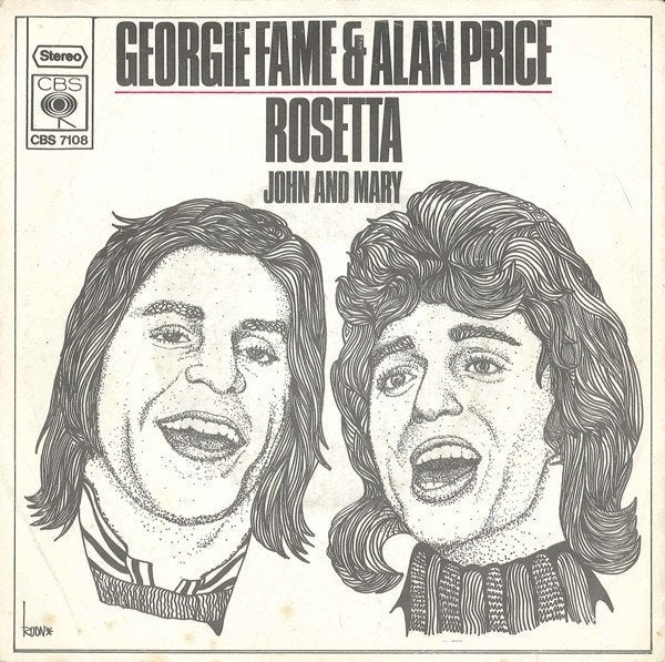 7" Georgie Fame & Alan Price – Rosetta, Gebruikt, 7 inch, Ophalen of Verzenden, Pop