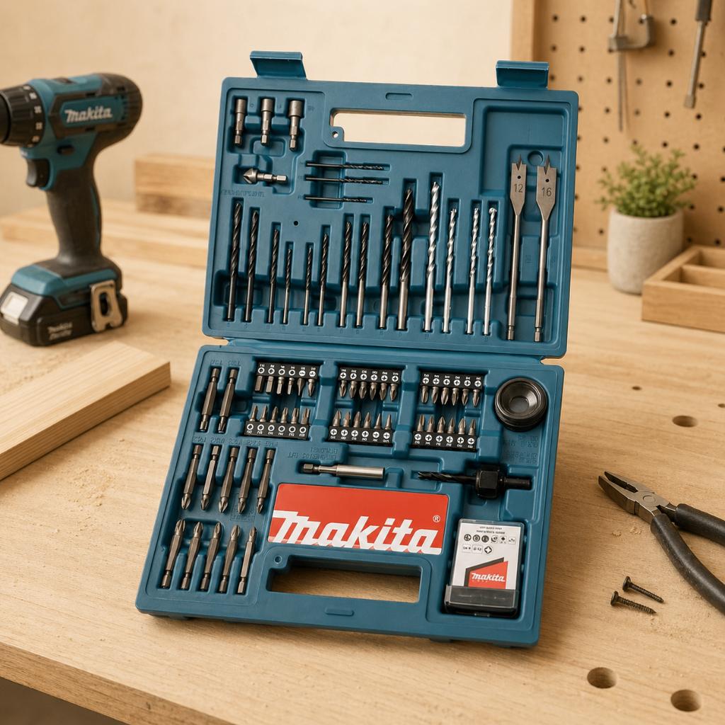 Kit de 100 forets et embouts Makita B-53811, Envoi, Neuf